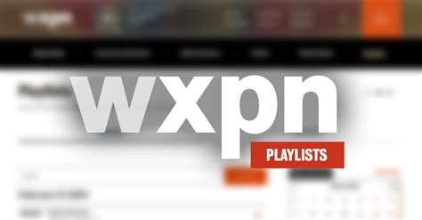 WXPN Playlist